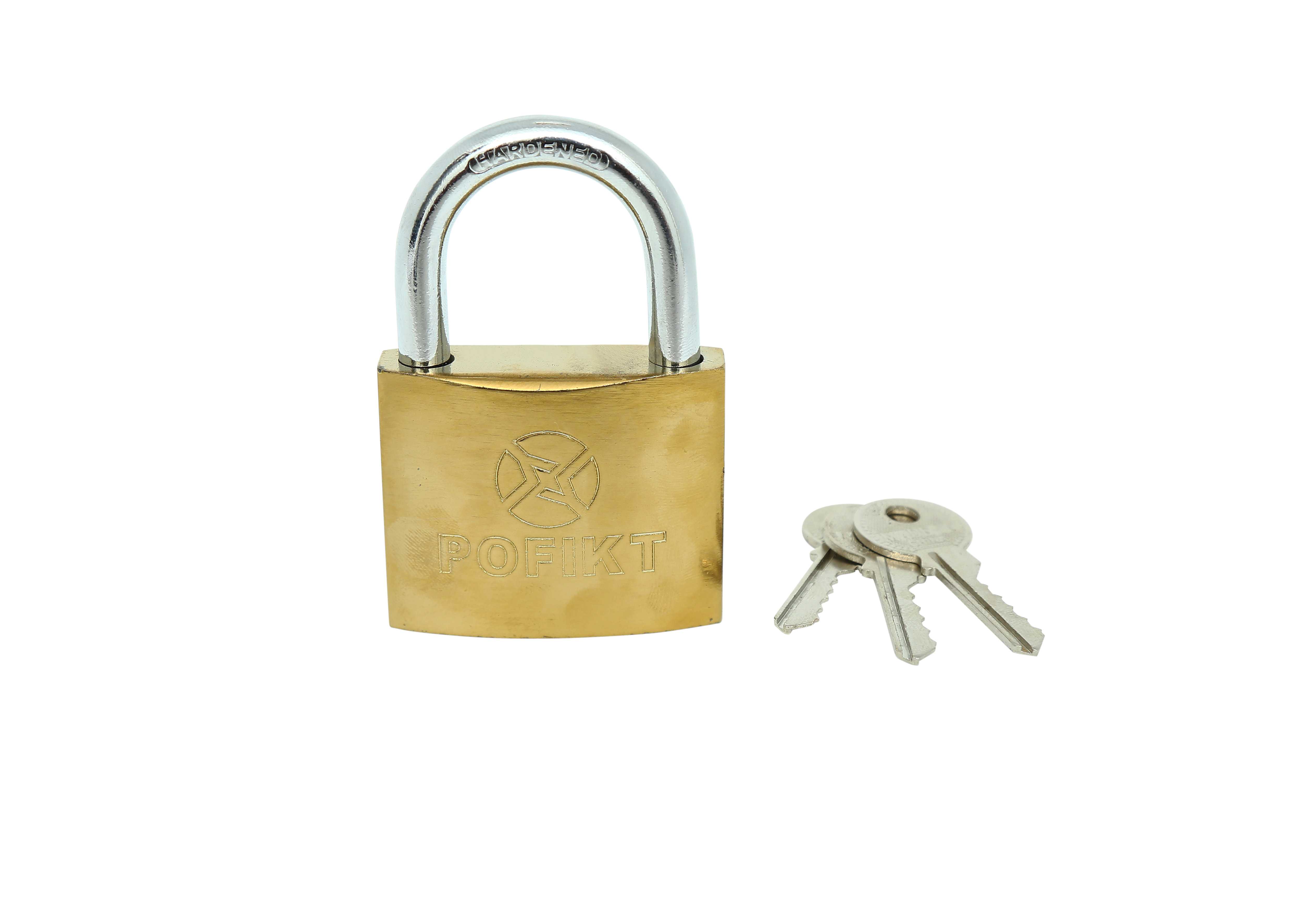 Pad Locks Thick Brass Plated Padlock Thick Stainless Steel/Brass Security Lock Hardware Premium Hardware for Door Cabinet Window Furniture and Interio